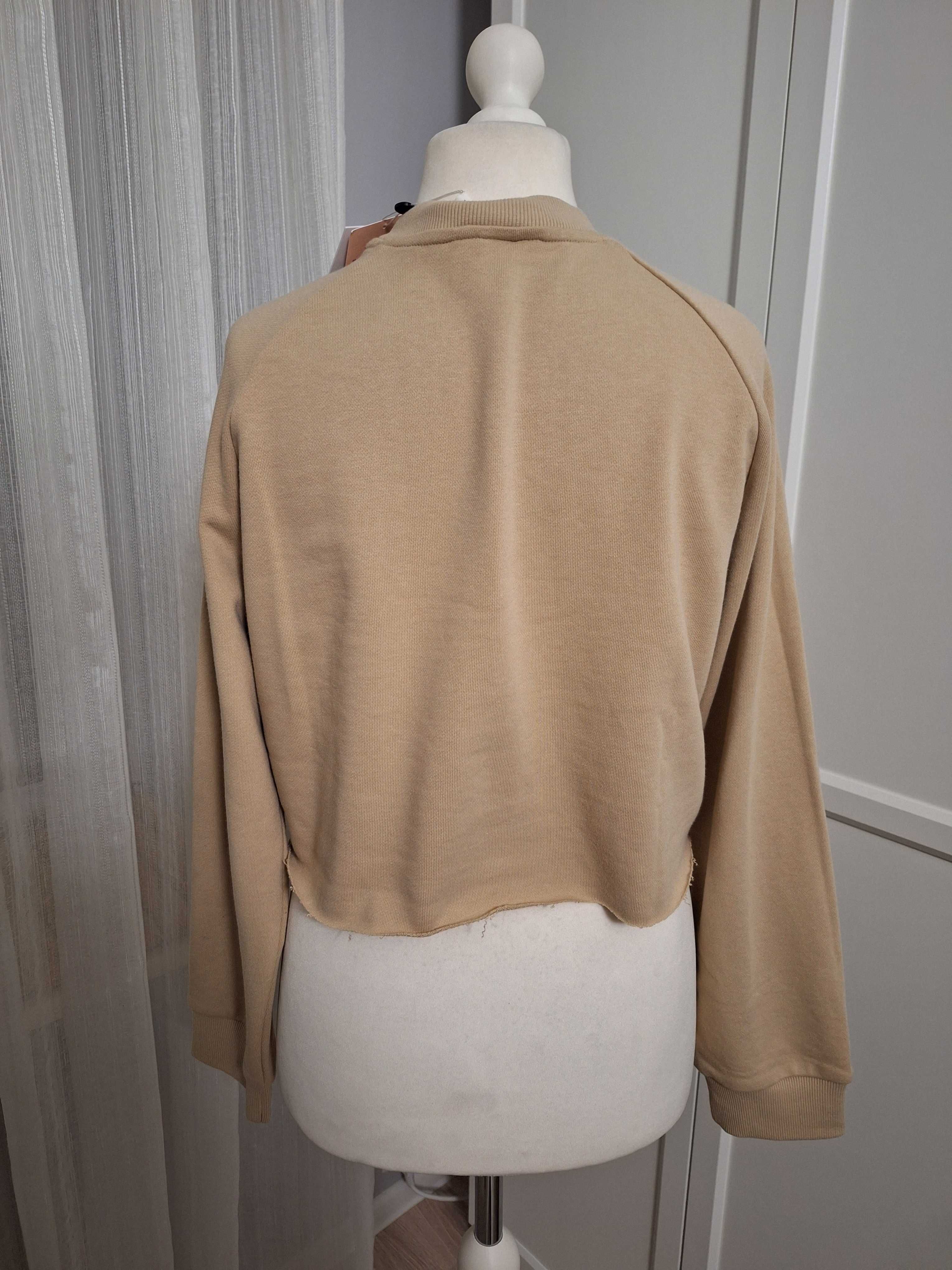 Monki, damska bluza crop top, r. S