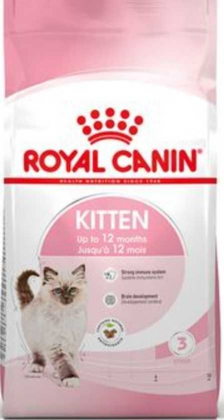 Royal Canin Kitten 3,6kg  9 opakowań x 400g GRATIS 2 wiaderka na karmę