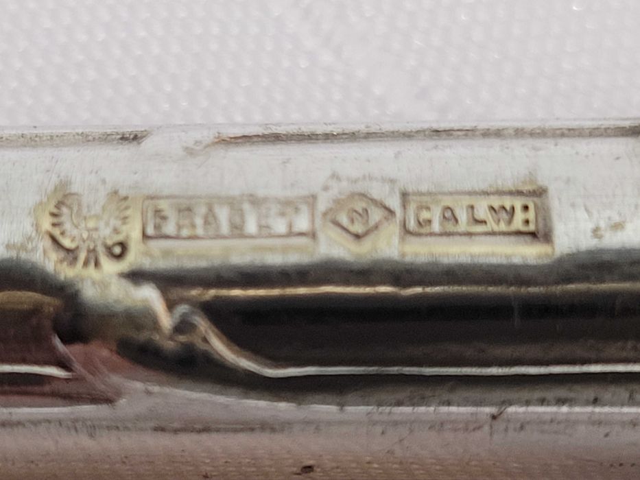 Stara przedwojenna łopatka do ryb J.Fraget