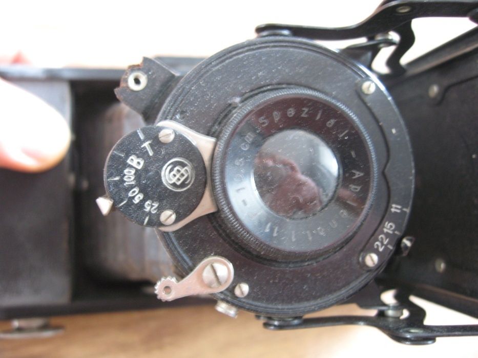 Stary aparat fotograficzny kolekcjonerski miechowy oryginał-pokrowiec