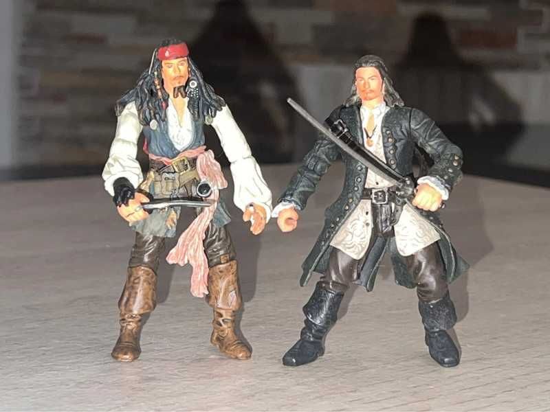 Jack Sparrow & Will Turner Figuras de Ação Zizzle