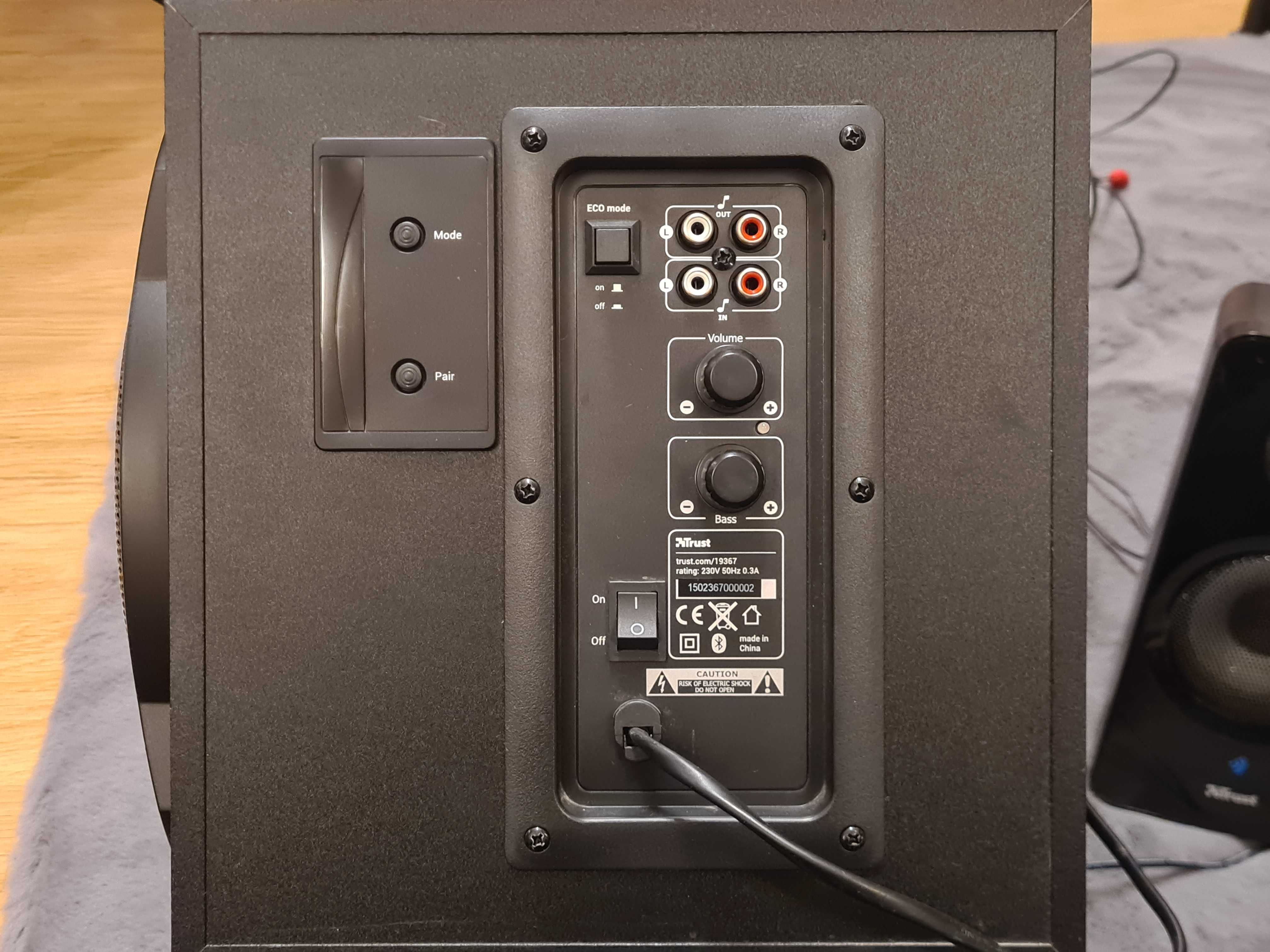 Głośniki Trust Tytan 2.1 Subwoofer do komputera telewizora Bluetooth