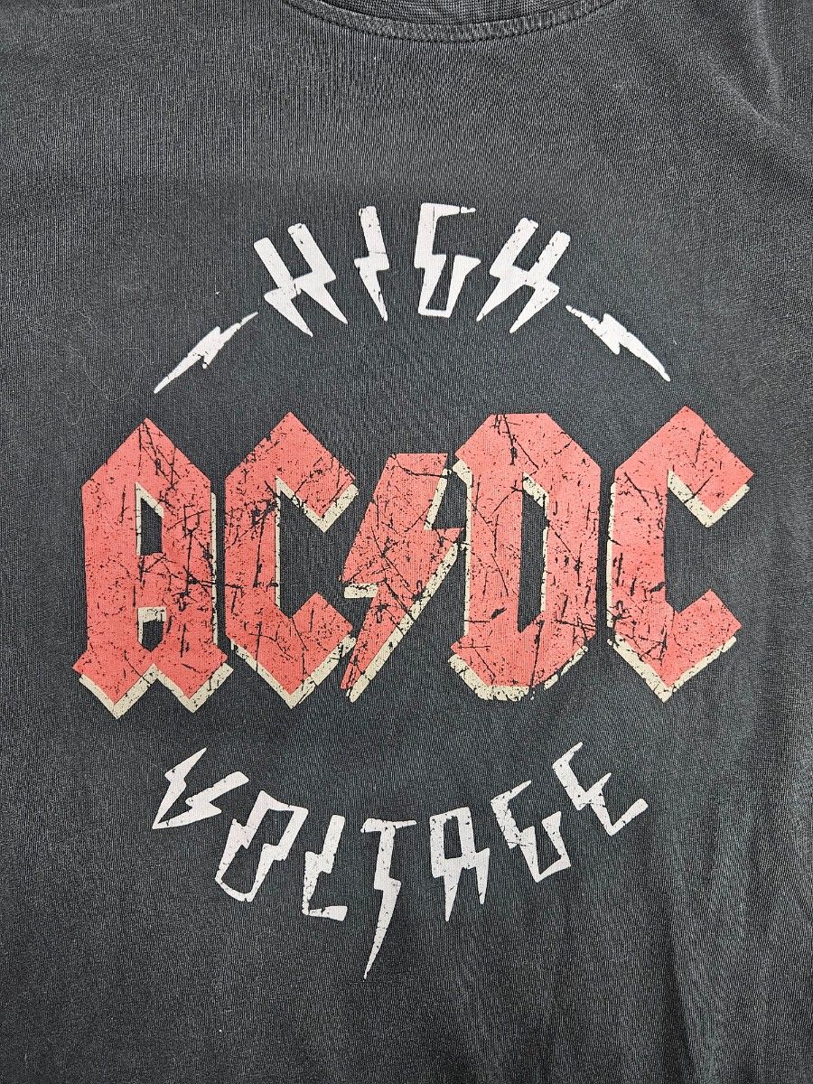 Bluzka T-Shirt Krótki Rękaw Damska Ac/Dc Vintage Rozmiar 38/M