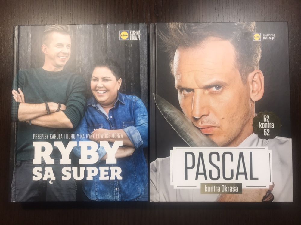 Ryby są super Pascal kontra Okrasa książki Lidl