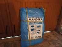 Plandeka 12x20 niebieska