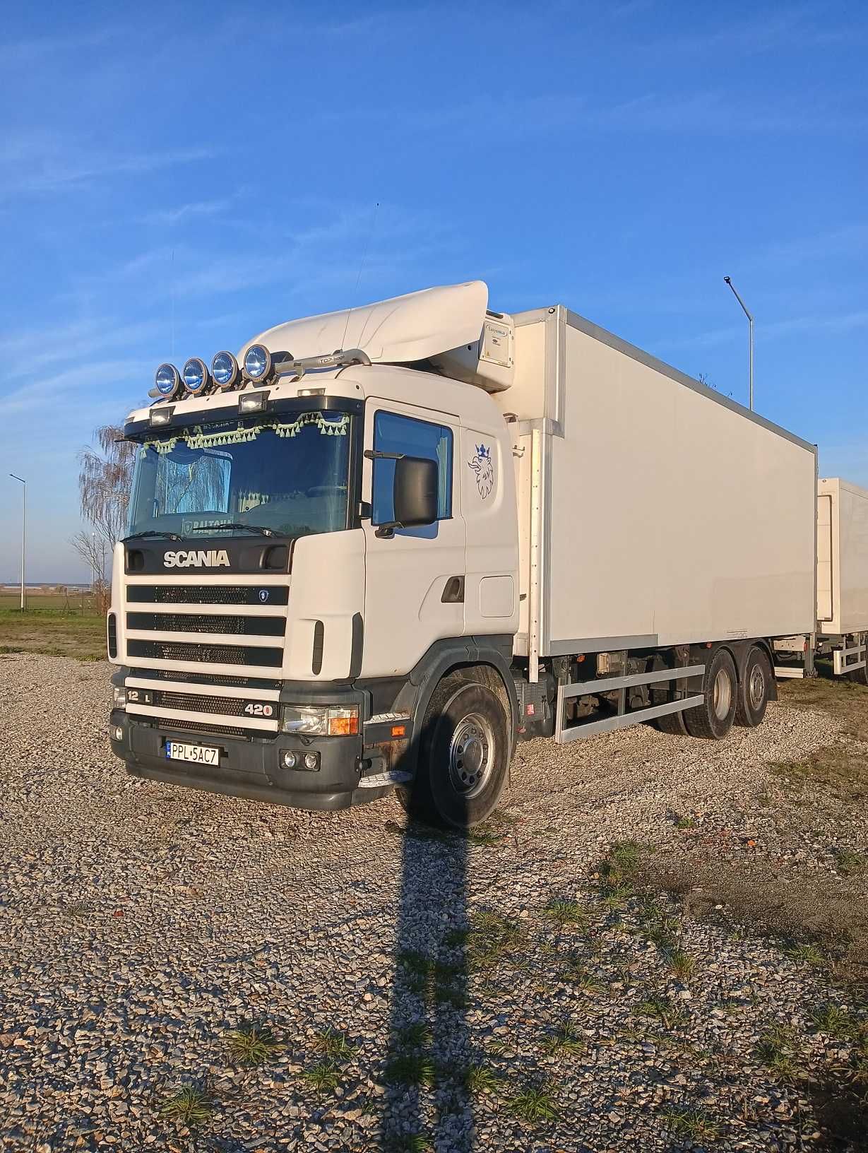 Scania 124L 420 chłodnia 20 palet cena brutto