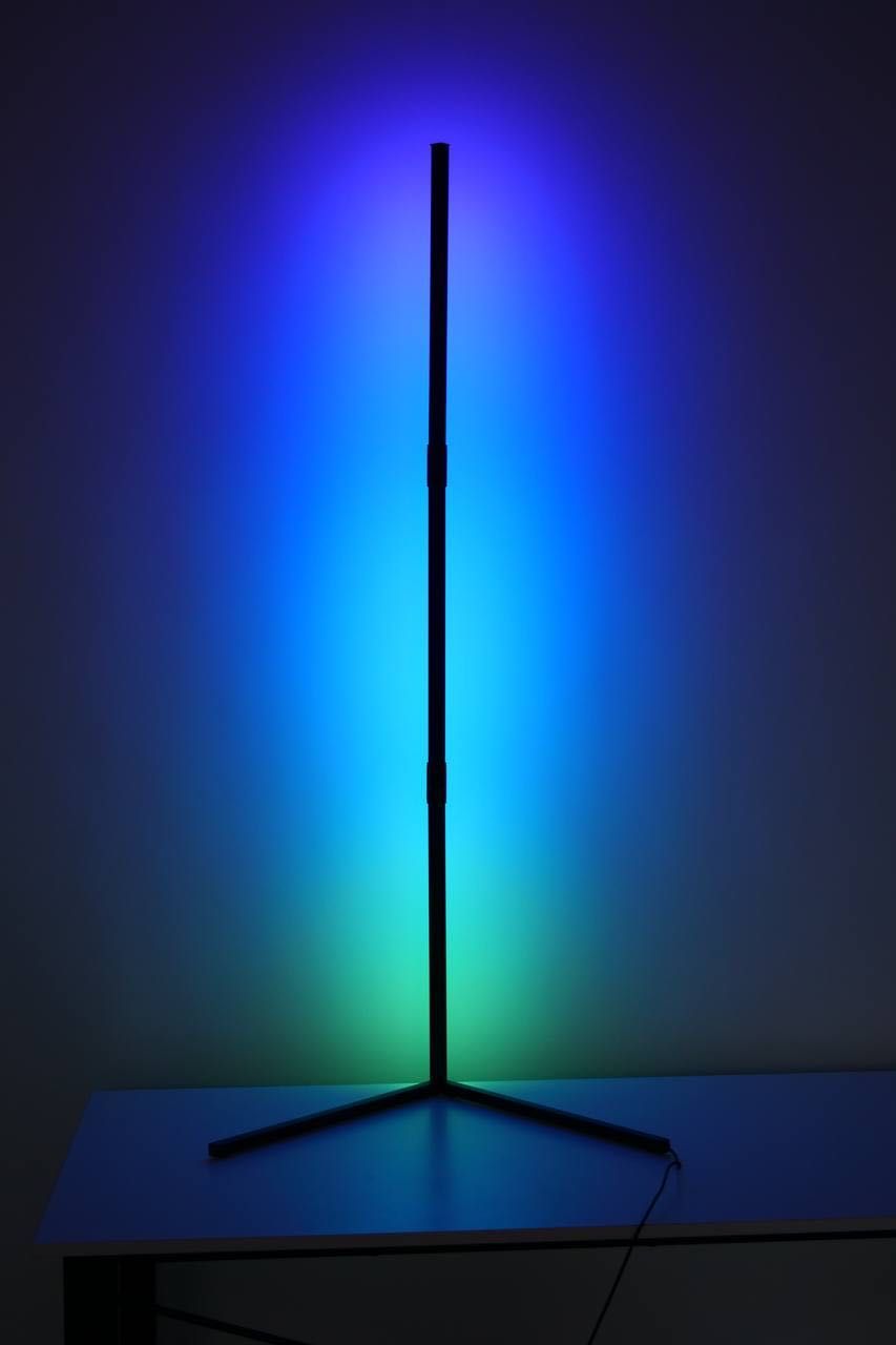 Кутовий LED торшер RGB лампа із сенсорним пультом