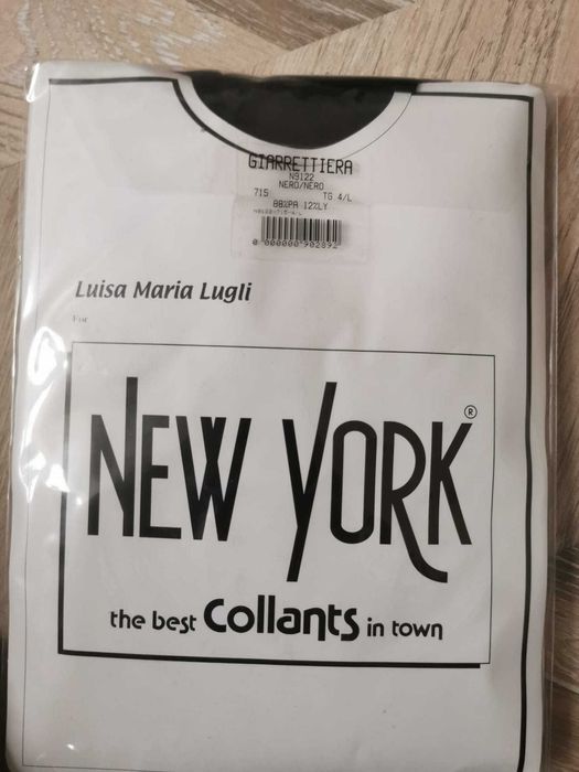 Czarne rajstopy „New York” – 4/L (Luisa Maria Lugli), Made in Italy