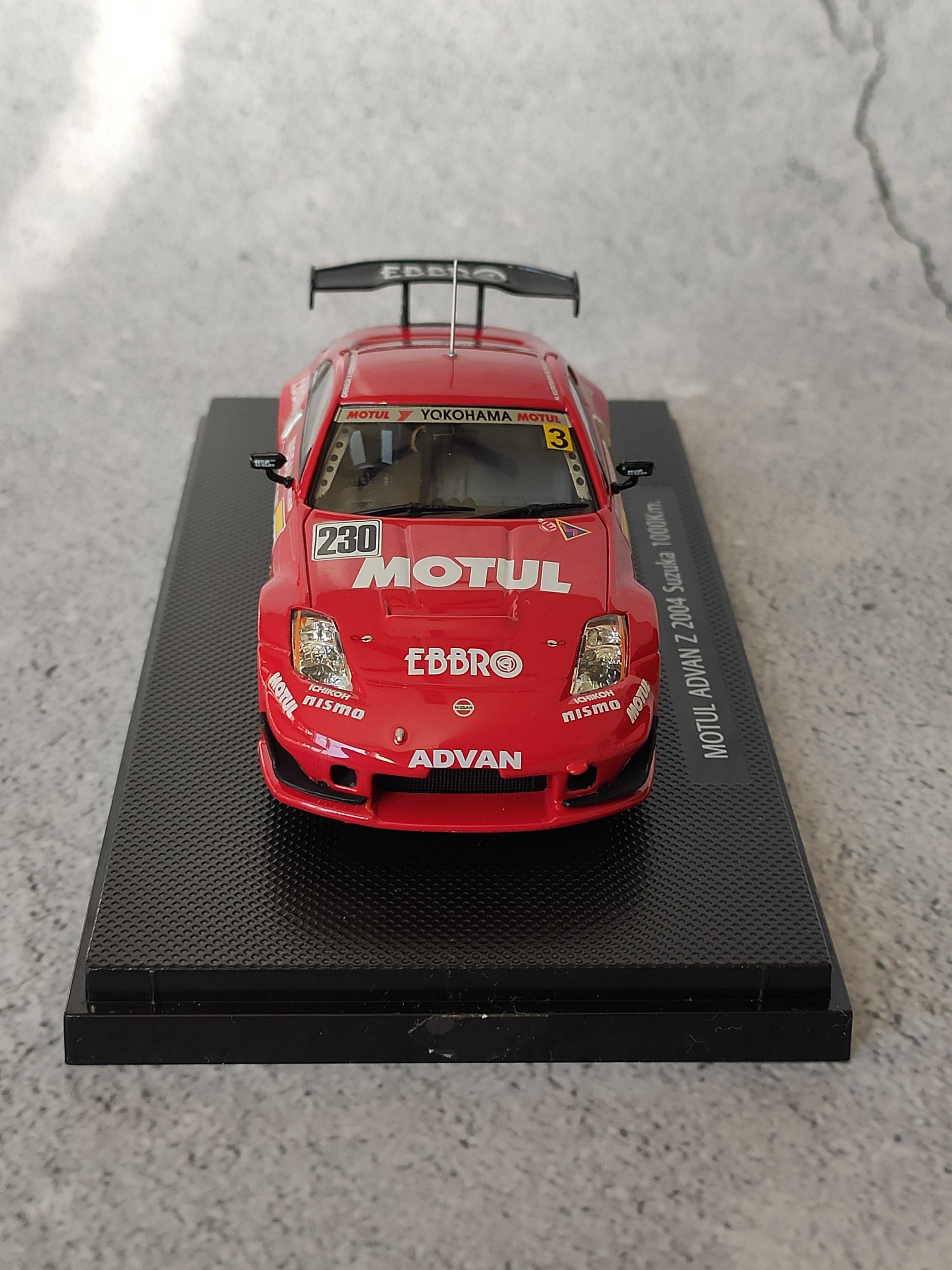 EBBRO 1/43 Motul Advan Nissan Z Suzuka 1000km 2004