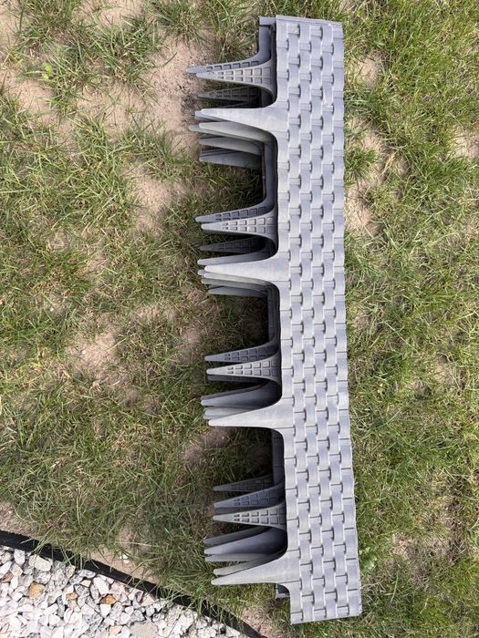 Palisada płotek RATTAN PALISADE dekoracja ANTRACYT  14szt.