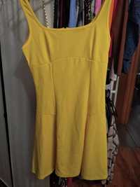 Sukienka żółta Shein