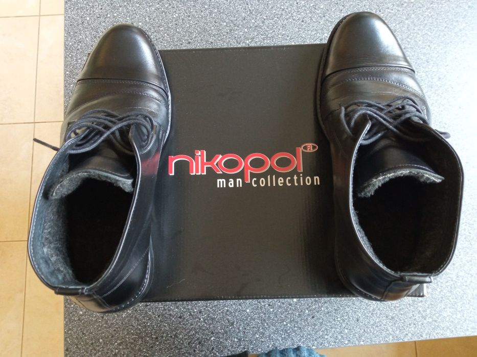 Nikopol świetne,nowe,męskie,zimowe trzewiki roz.39-40