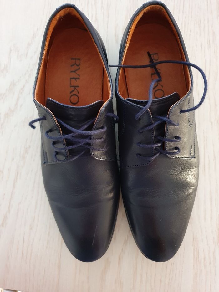 Buty męskie skórzane