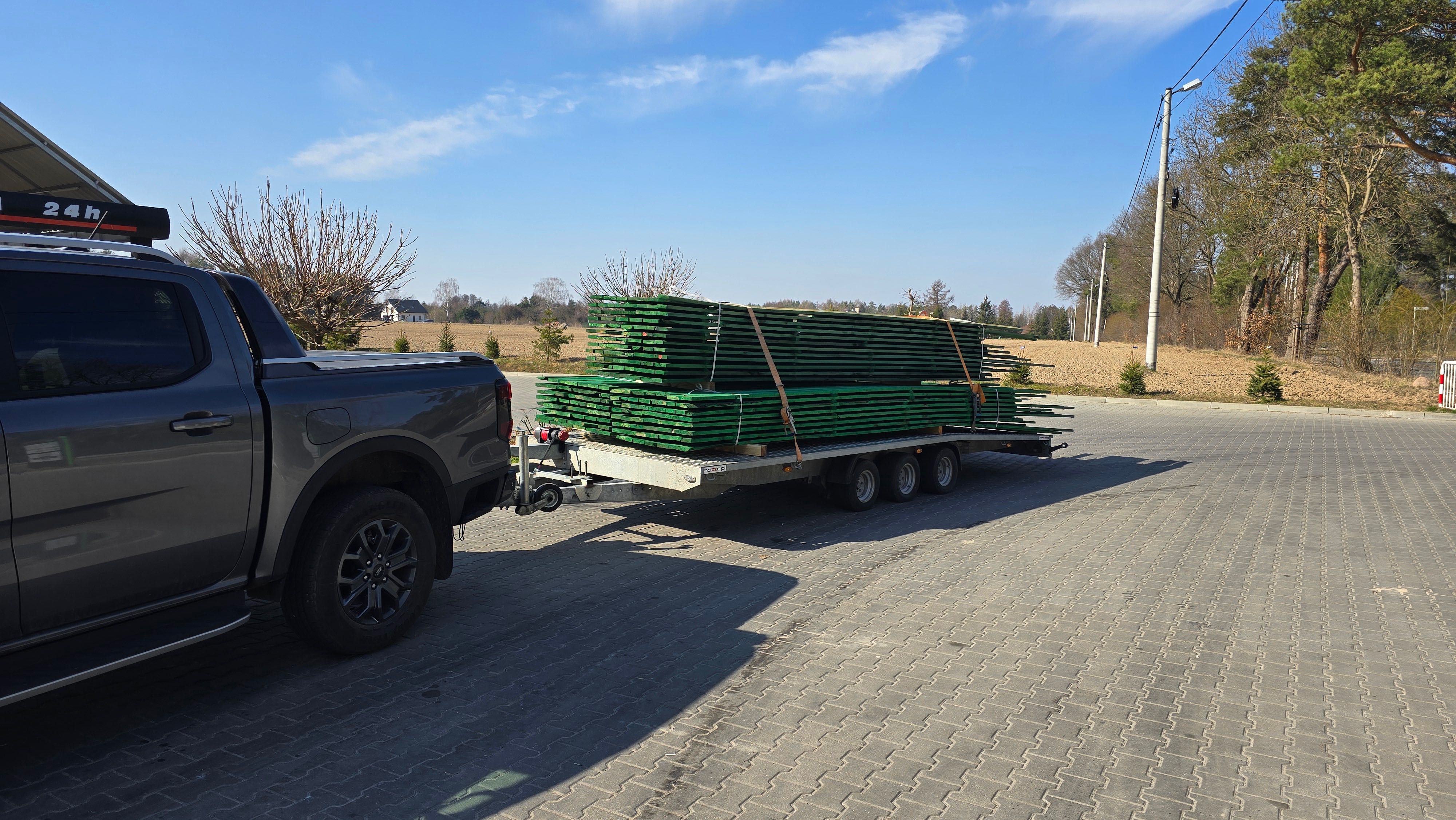 Wynajem lawety Niewiadów 5,5 m (DMC 3500 kg) krótko i długoterminowo