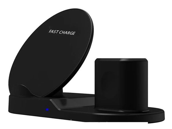 Док-станция беспроводная зарядка Wireless Fast Charger 3 в 1