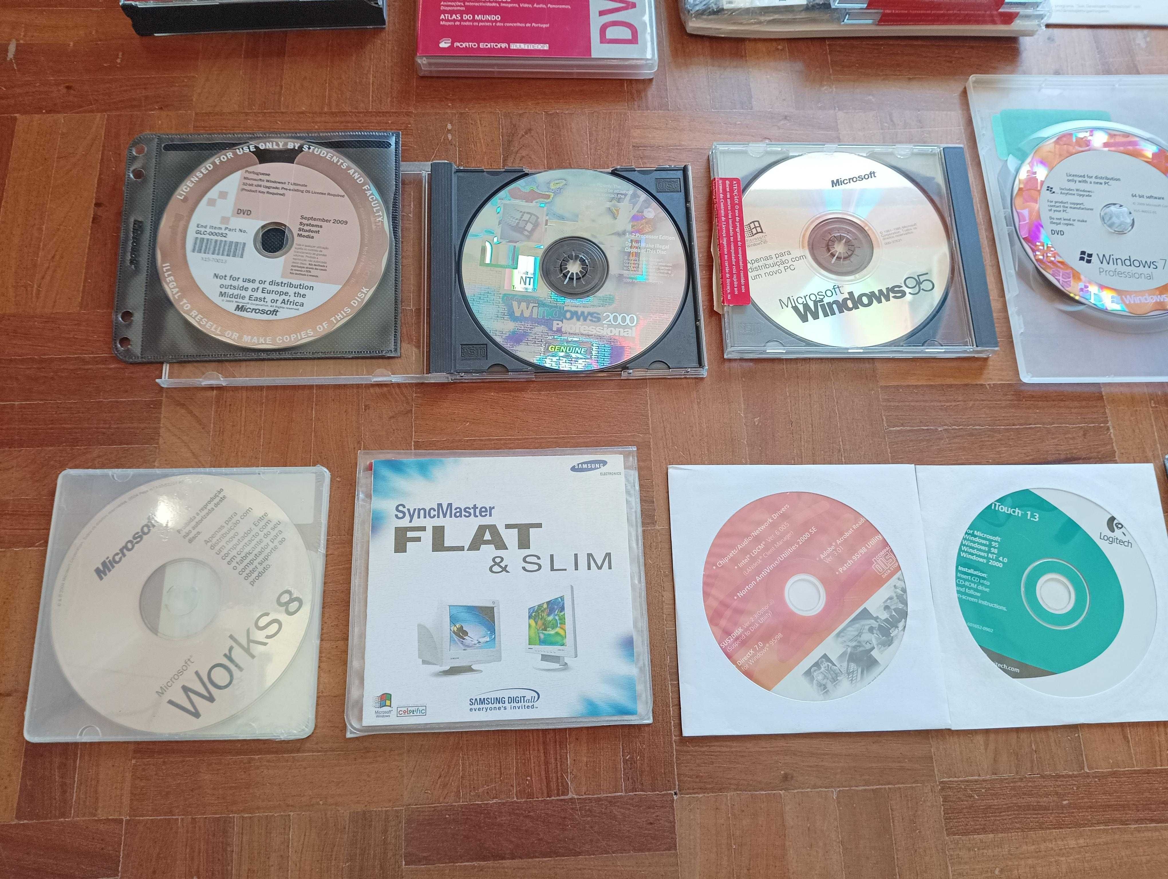 Software de Computador - Microsoft Windows 95, 7, 2000, NT, e Outros