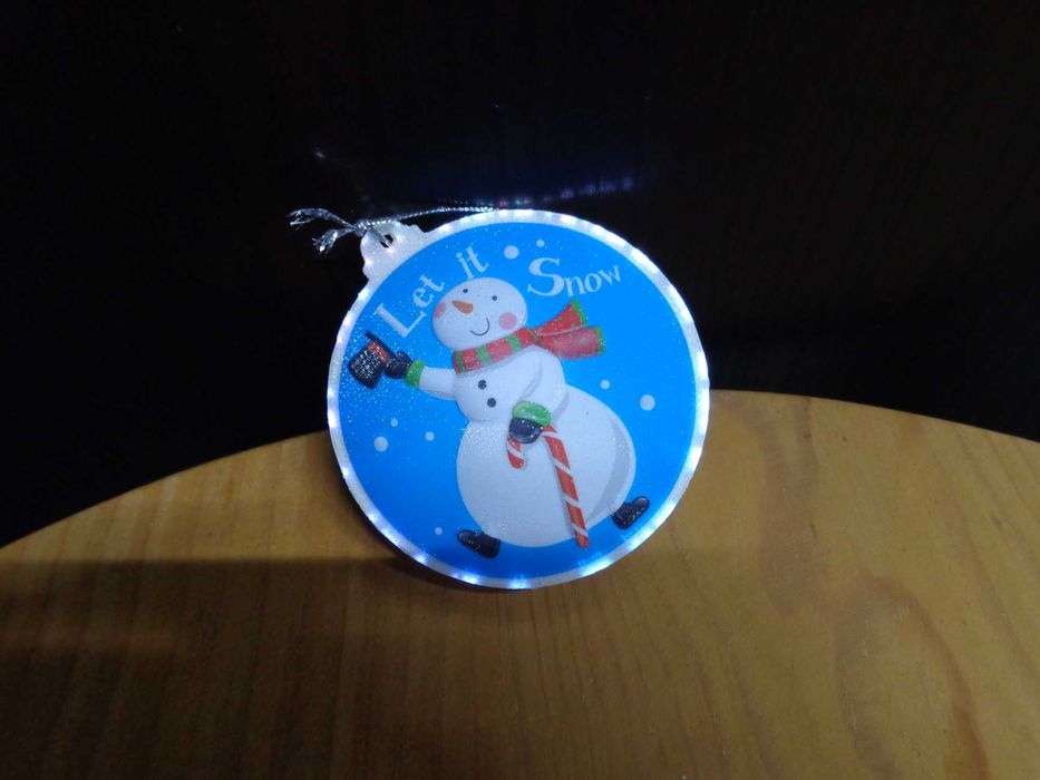 Ornamento de Natal - boneco de neve