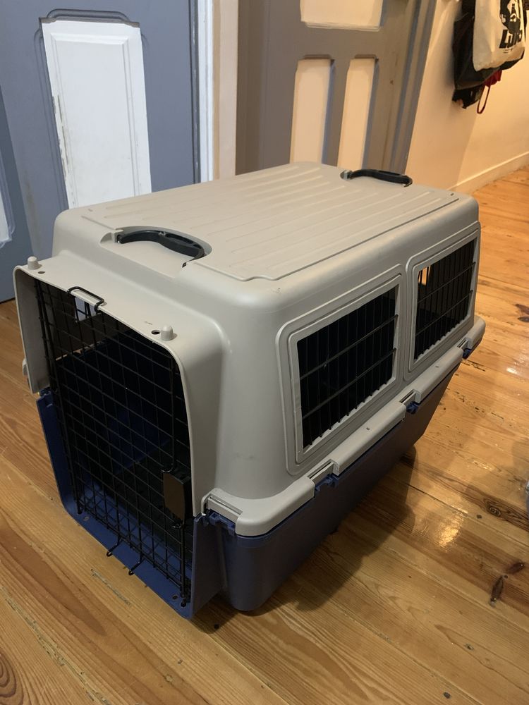 caixa de transporte animal porte médio/grande