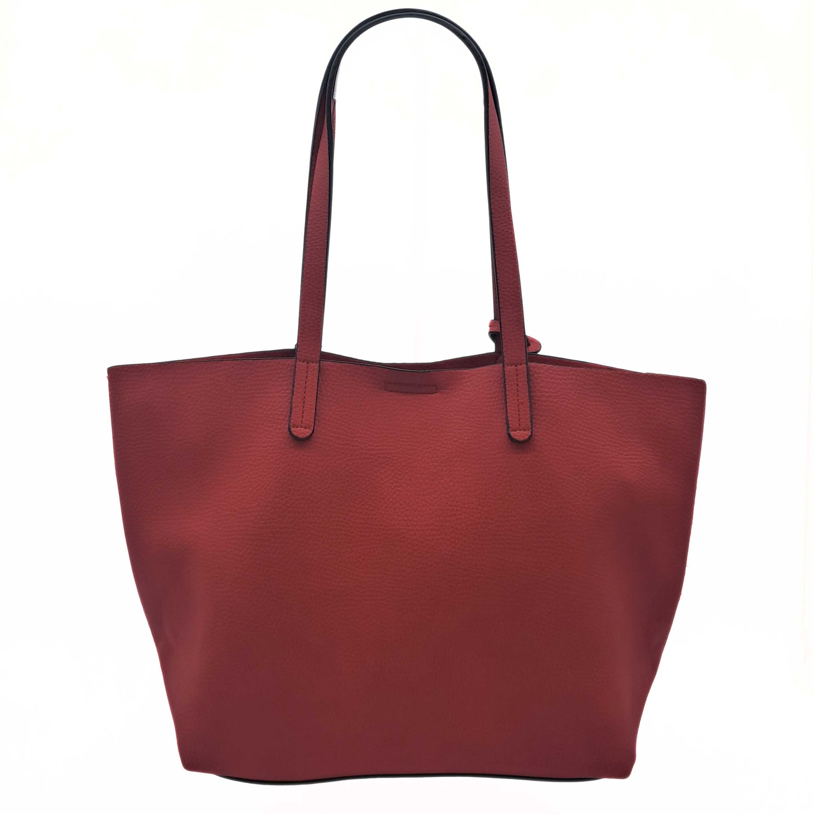 Czerwona torebka damska shopperka Coveri Collection CC5155-2