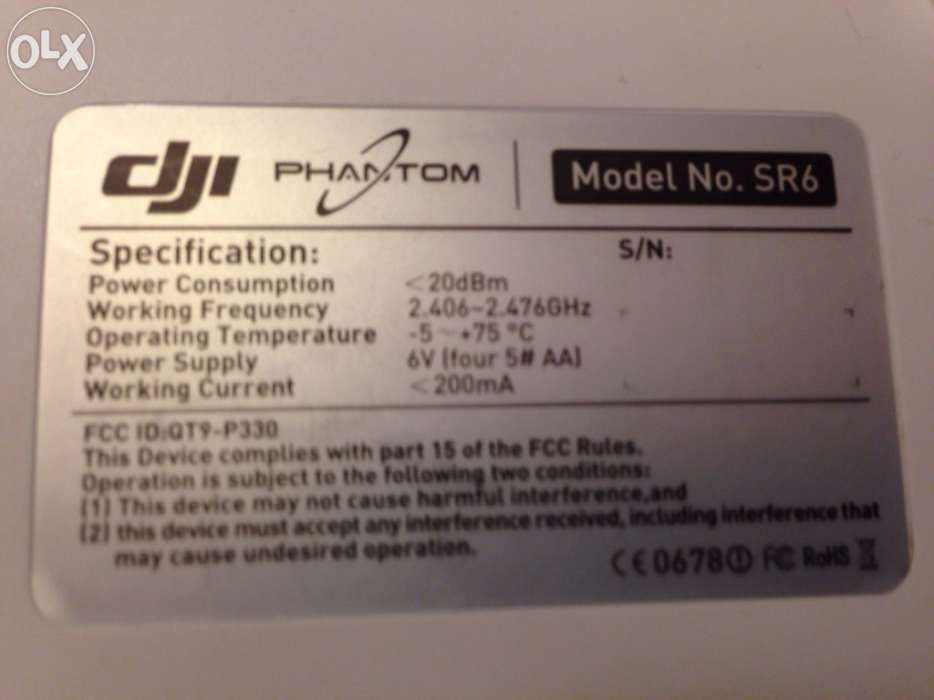 Vendo Transmissor Rádio para DJI Phantom F330