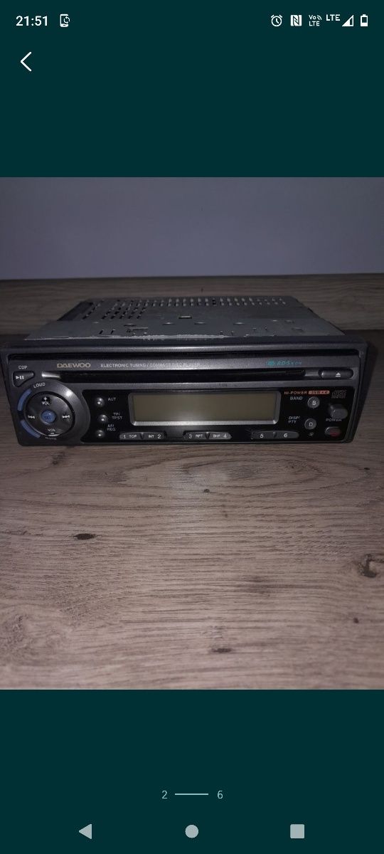 Radio daewoo oryginal tanio