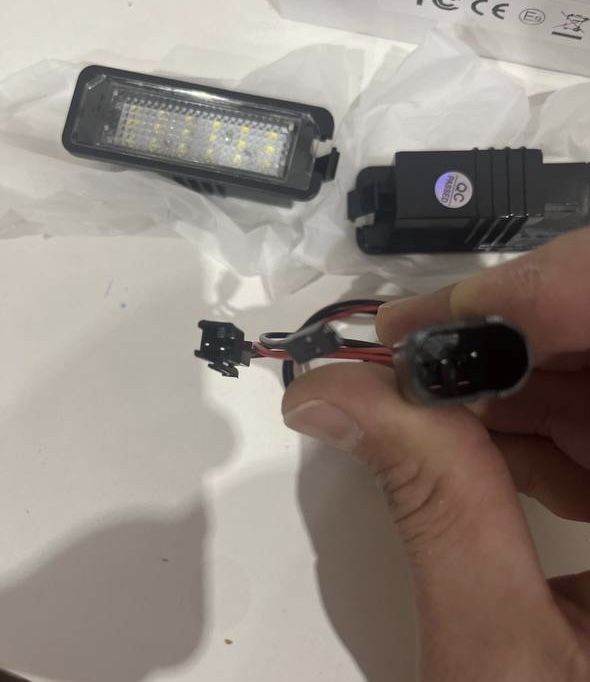LED Подсветка Номера Volkswagen Golf 6 7 Passat B6 CC Polo вантажівок