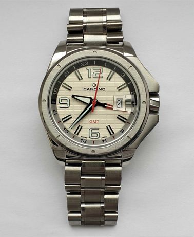 Мужские часы Candino C4451 GMT Sapphire 100м 45мм