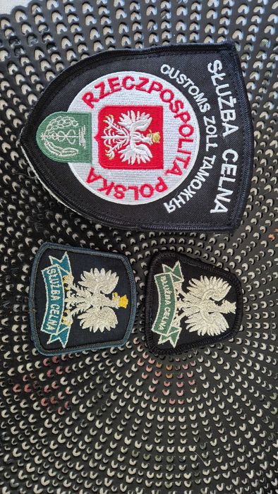 emblematy/naszywki Służba Celna