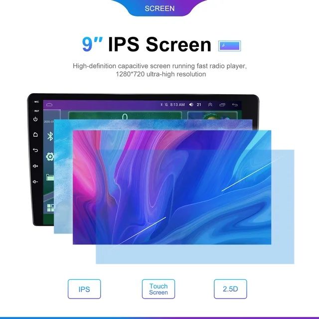 Rádio android 12 de 9 polegadas 4/64gb 8-CORE BT wifi GPS rds SELADO