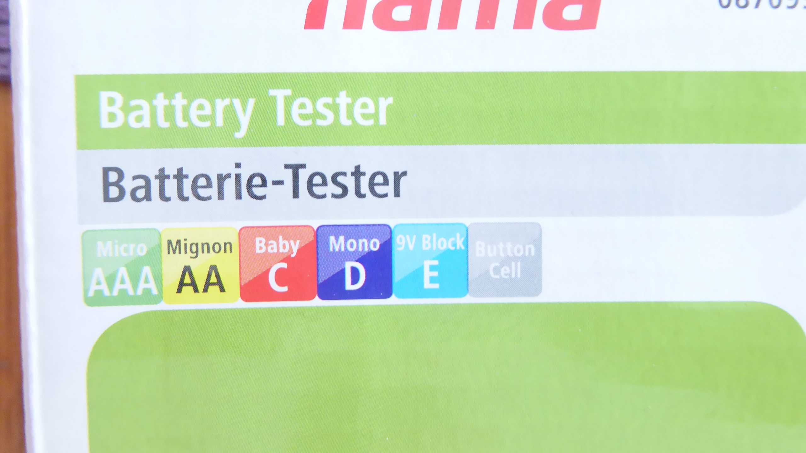 Nowy tester baterii Lithium, NiMH i NiCd "HAMA"