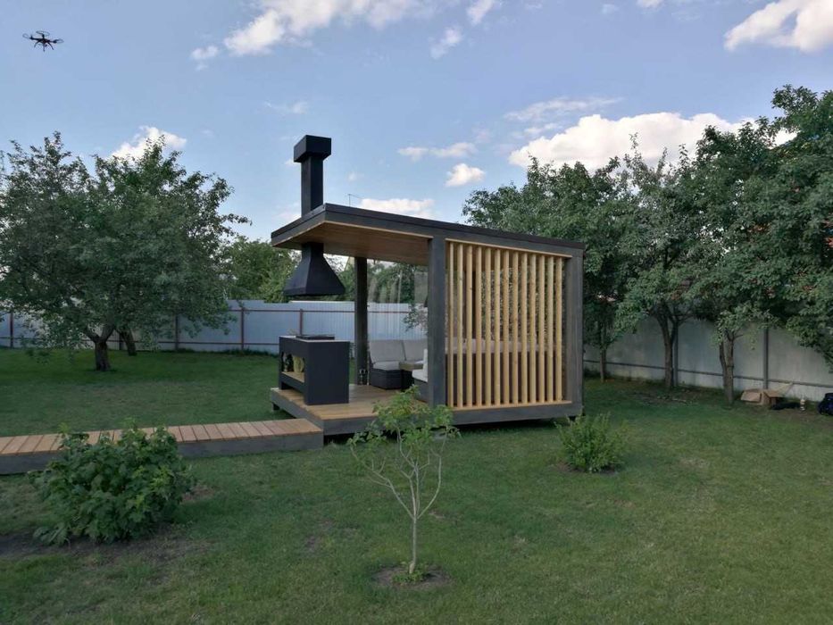 Альтанки та дачні будиночки! Тераси та зони відпочинку під ключ!