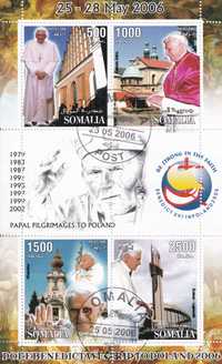 Somalia 2006 kasowany cena 2,20 zł - Jan Paweł II