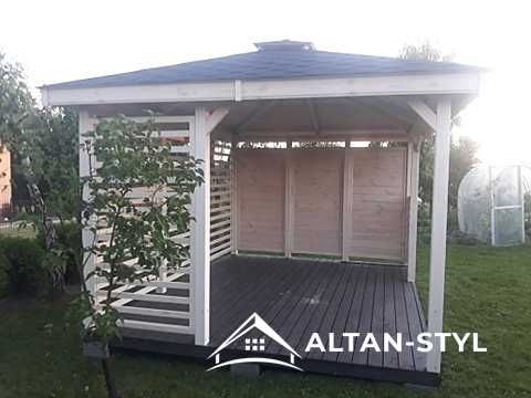 Altany, altanki, wiaty, altanka ogrodowa OLIWIA 3x3m PRODUCENT