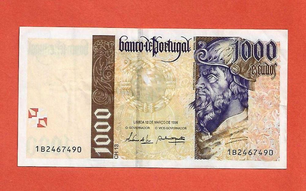 Nota de 1000$00 12/03/2998