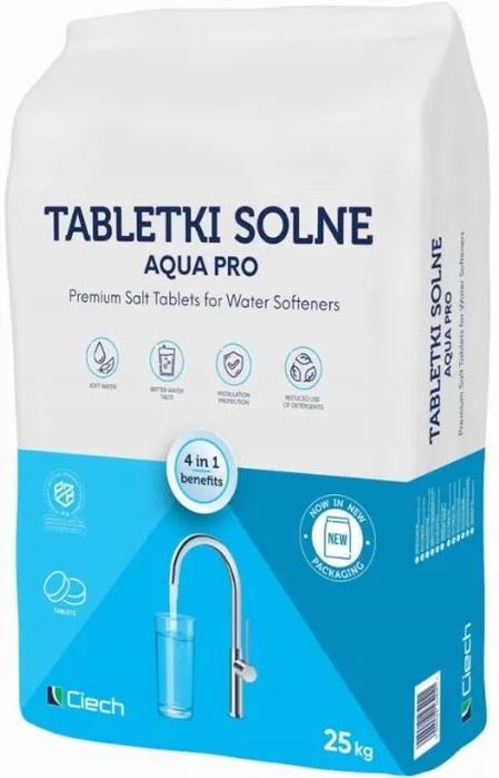 OKAZJA Tabletki solne Ciech/Qemetica do zmiękczania/ uzdatniania wody