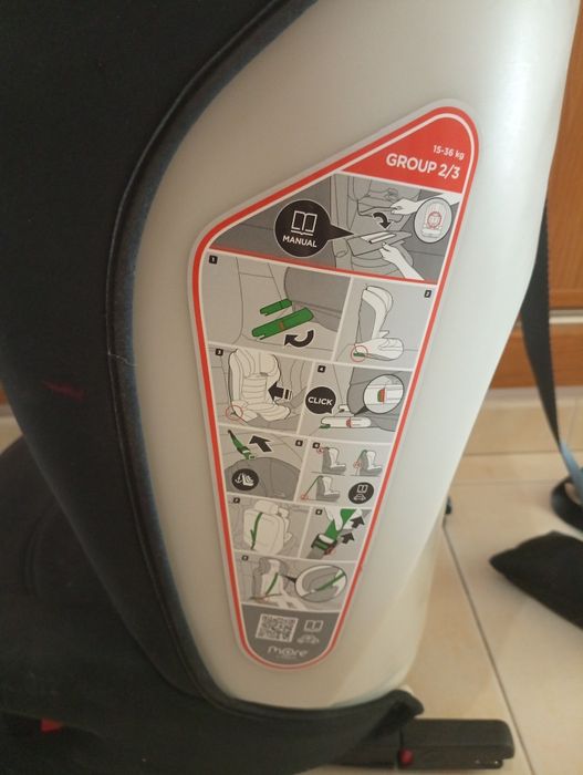 Cadeira auto More Group 2/3 (15-36kgs)