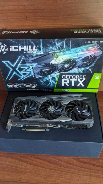 Продам відеокарту Inno3d rtx3090 ichill x3
