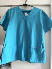 Bluzka bluza Uniformix turkusowy 44