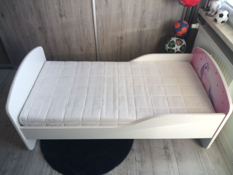 Łóżeczko dziecięce jednorożec+materac dobranocka okazja!!!