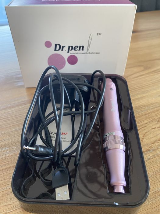 Dermapen + 9 kartridży + ampułka Mesoheal – jak nowy