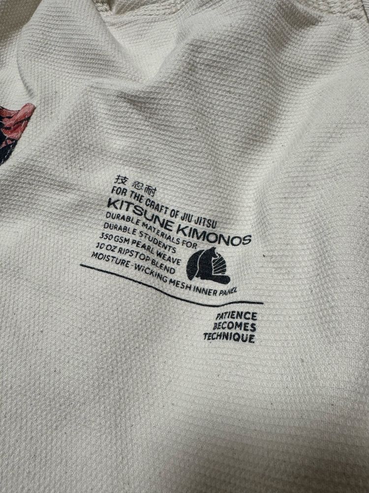 Кімоно Kitsune "Dragon" BJJ Gi - Unbleached A1L A1