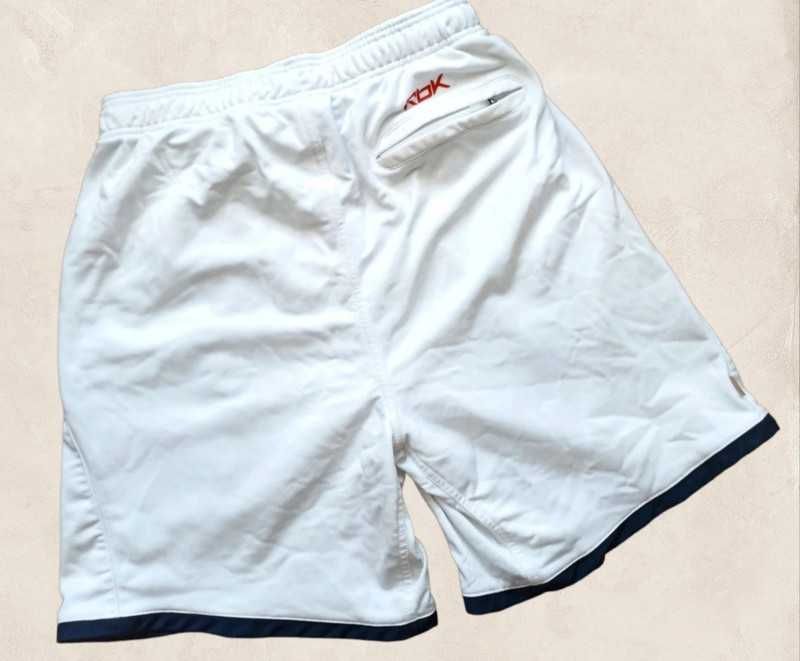Reebok białe spodenki vintage stare logo XL/L