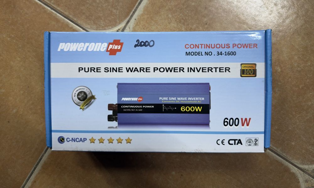 Інтвертор ДБЖ перетворювач напруги 600 1300 Luminous