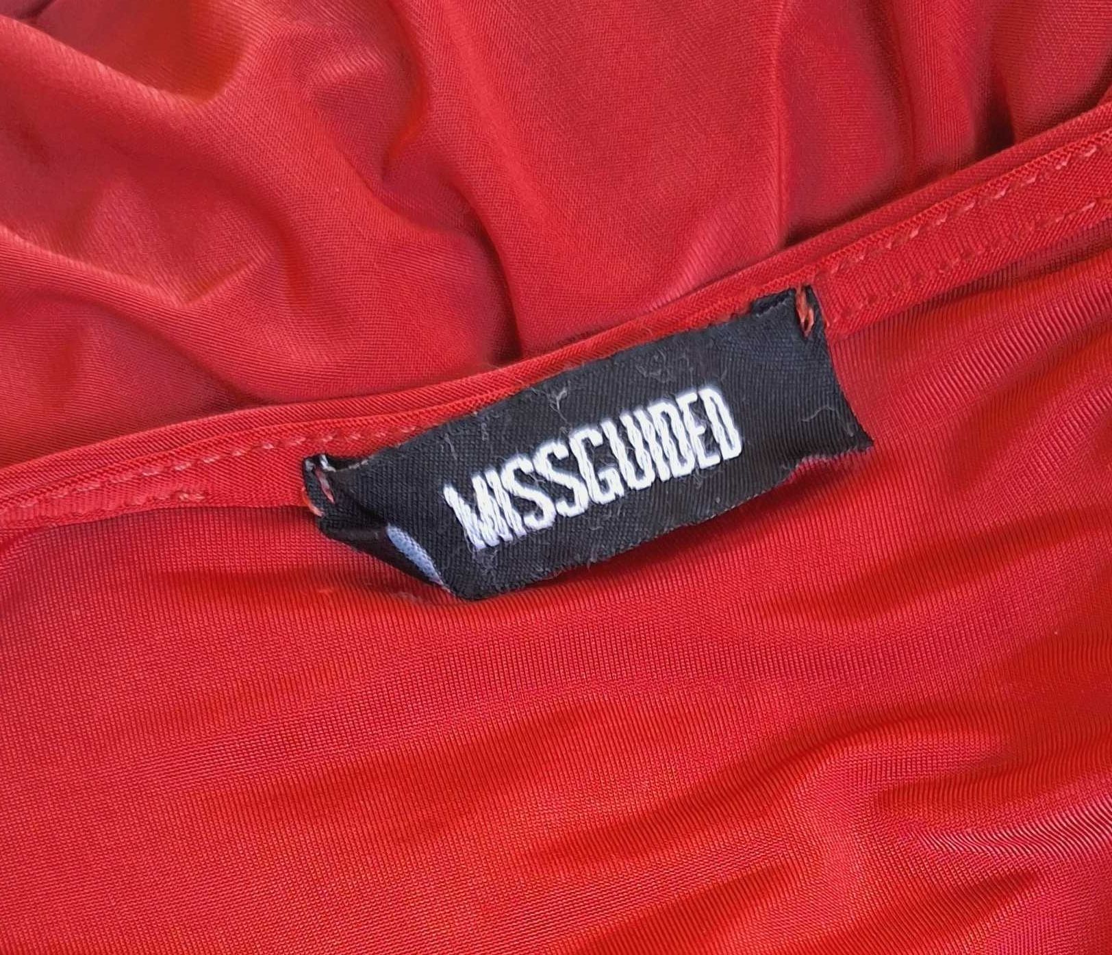 Ruda ceglasta sukienka Missguided