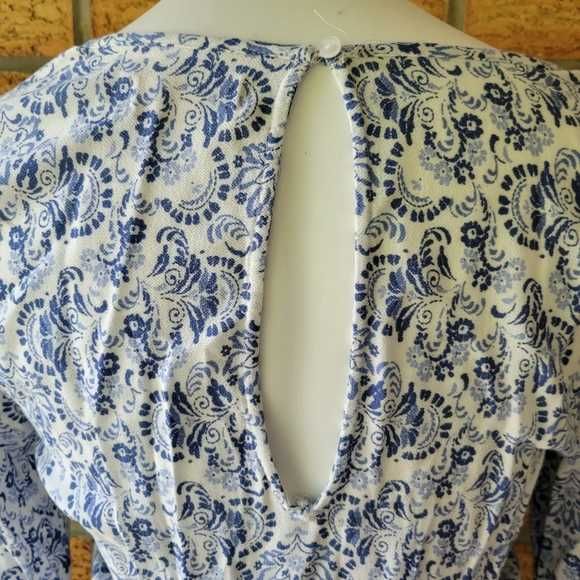 Wakacyjny kombinezon szerokie rękawy xs hollister letni