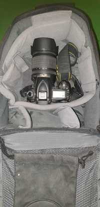Aparat Nikon D 90 mało co używany stan bdb plus plecak