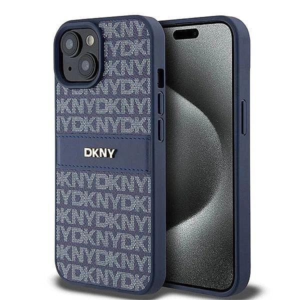 Etui DKNY Leather Mono Stripe & Metal Logo na iPhone 15 / 14 / 13 - ni