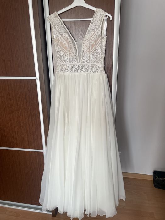 Suknia ślubna muślinowa Diana Rzeszów