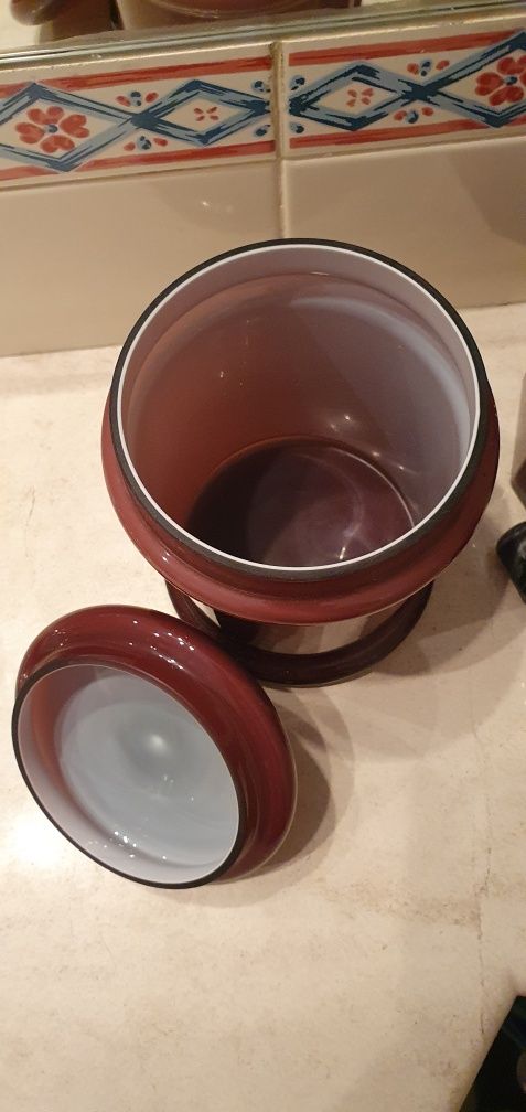 3 Frascos de vidro para quarto de banho