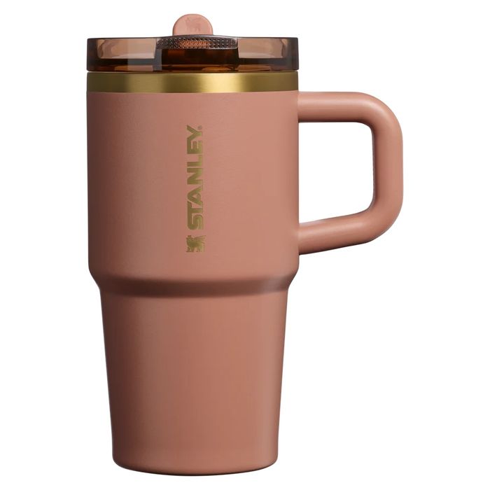 Kubek Termiczny Stanle’y kremowy/ brązowy mocha latte Tumbler 0.59L